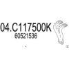 MTS 04.C117500K Exhaust Pipe